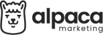 logotipo alpaca marketing versión negro